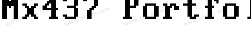 Mx437 Portfolio 6x8字体转换